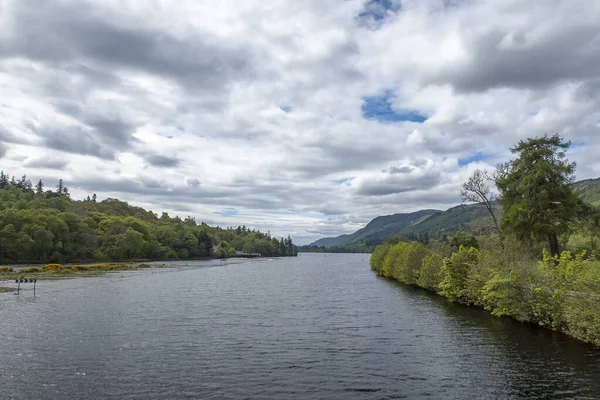 Kanał Kaledoński Między Inverness Loch Ness Szkockich Wyżynach Wielka Brytania — Zdjęcie stockowe