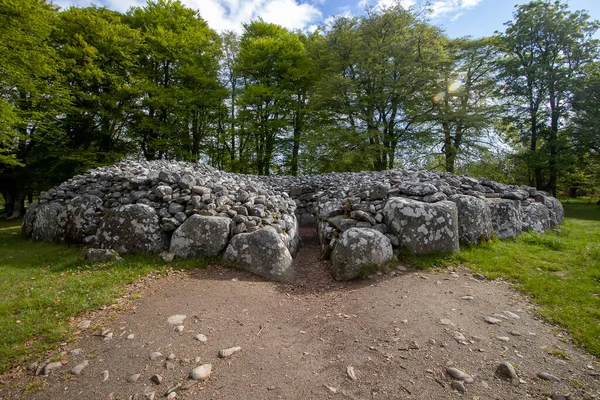 Cementerio Edad Bronce Clava Cairns Las Highlands Escocesas Reino Unido — Foto de Stock