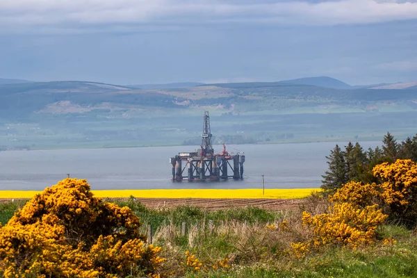 Olieplatforms Cromarty Firth Schotse Hooglanden Verenigd Koninkrijk — Stockfoto