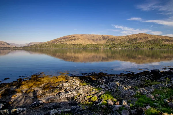Widok Loch Linnhe Pobliżu Fort William Szkocji Highlands Wielka Brytania — Zdjęcie stockowe