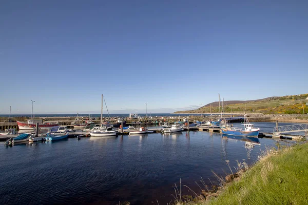 Helmsdale Harbour Las Highlands Escocesas Reino Unido —  Fotos de Stock