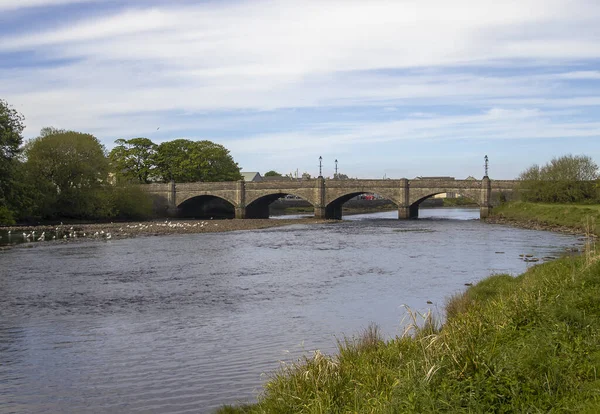 Pont Thurso Enjambant Rivière Thurso Dans Les Highlands Écossais Royaume — Photo