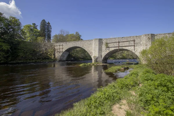 Rivière Spey Dans Parc National Cairngorms Highlands Écossais Royaume Uni — Photo