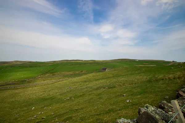 Αγροτικό Τοπίο Κοντά Στο Stoer Στη Βορειοδυτική Σκωτία Ηνωμένο Βασίλειο — Φωτογραφία Αρχείου