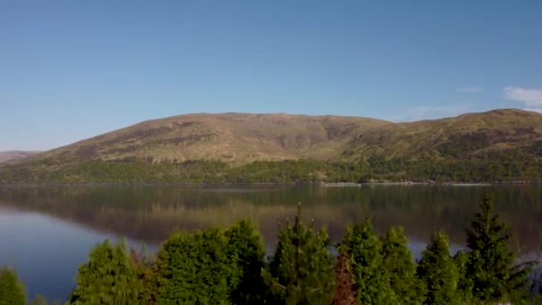Drone Footage Loch Linnhe Fort William Scottish Highlands — Stock videók