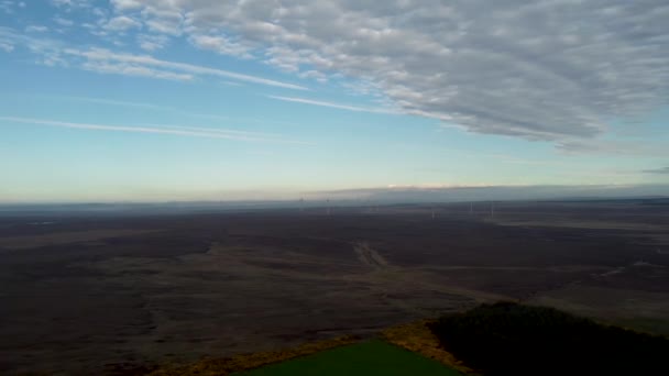 Drone Footage Landscape John Groats Scottish Highlands Reino Unido — Vídeo de Stock