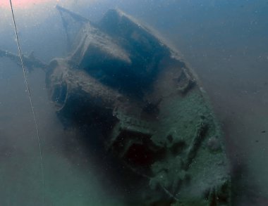 Palma Enkazı, Palma de Mallorca, İspanya Limanı yakınlarında.