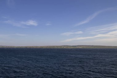 İskoçya, İngiltere 'deki Orkney Adaları' nın kırsal manzarası.