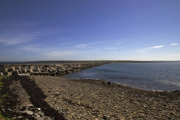 Orkney Deki Churchill Bariyerleri Skoçya Ngiltere — Stok fotoğraf