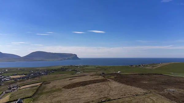 Luchtfoto Van Kust Van Orkney Schotland — Stockfoto