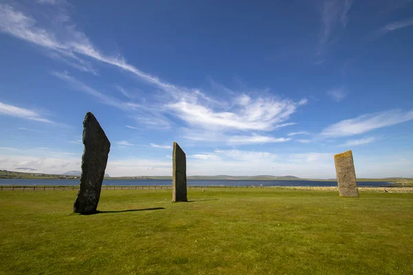 Gamla Stones Stenness Orkney Skottland Storbritannien — Stockfoto