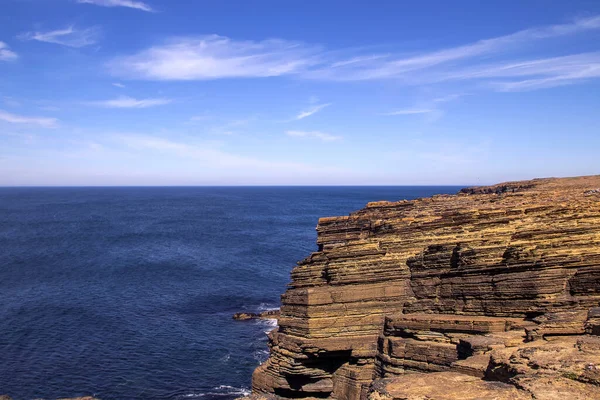 Cliffs Yesnaby Orkney Scotland — стокове фото