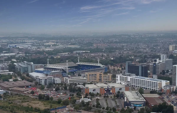 Een Luchtfoto Van Portman Road Thuisbasis Van Ipswich Town Football — Stockfoto