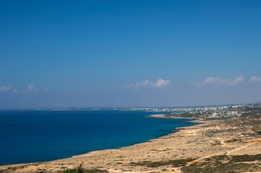 Kıbrıs 'taki Famagusta kıyı şeridi
