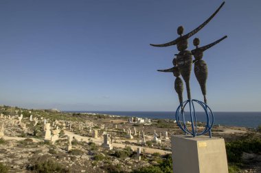 Kıbrıs 'taki Ayia Napa yakınlarındaki Heykel Parkı