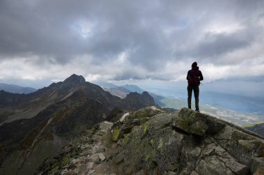 Polonya, Tatry, Kozi Wierch, Outlook Swinica, Sonbahar 2020