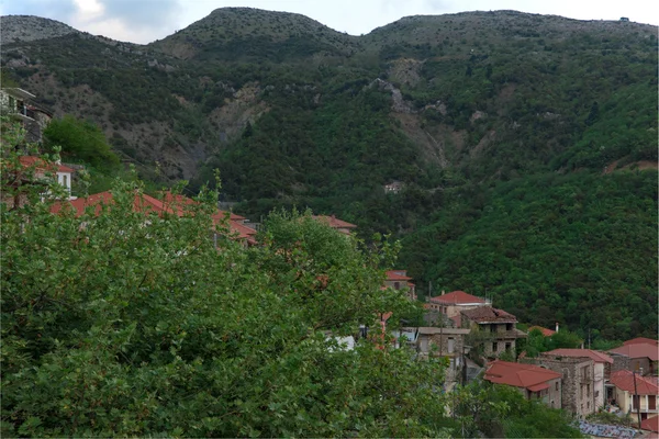 Pohled na hory, Langadia, Řecko — Stock fotografie