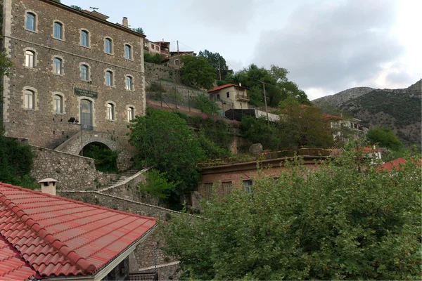 Scuola in Langadia, Grecia — Foto Stock