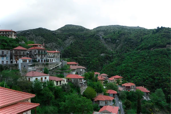 Vista sulle montagne, Langadia, Grecia — Foto Stock