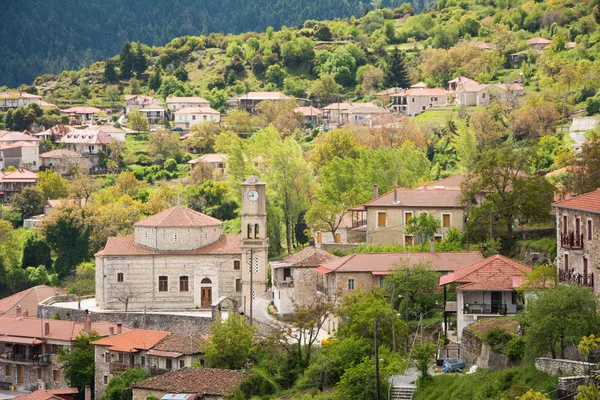 Small Village in the mountains of Arkadia — Stock Photo, Image