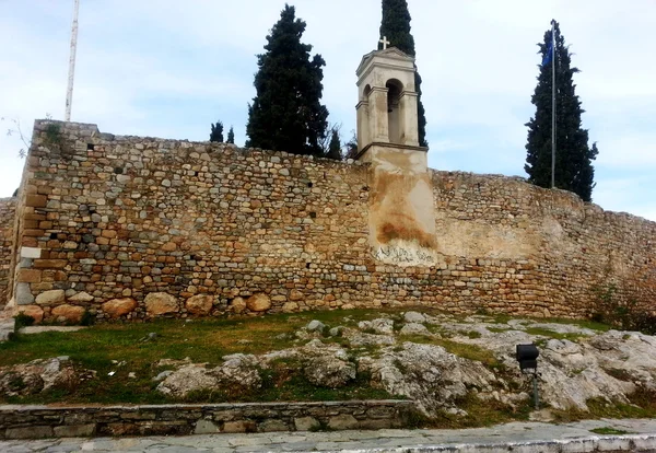 Karababa fort in Chalkis,Greece — Stok fotoğraf