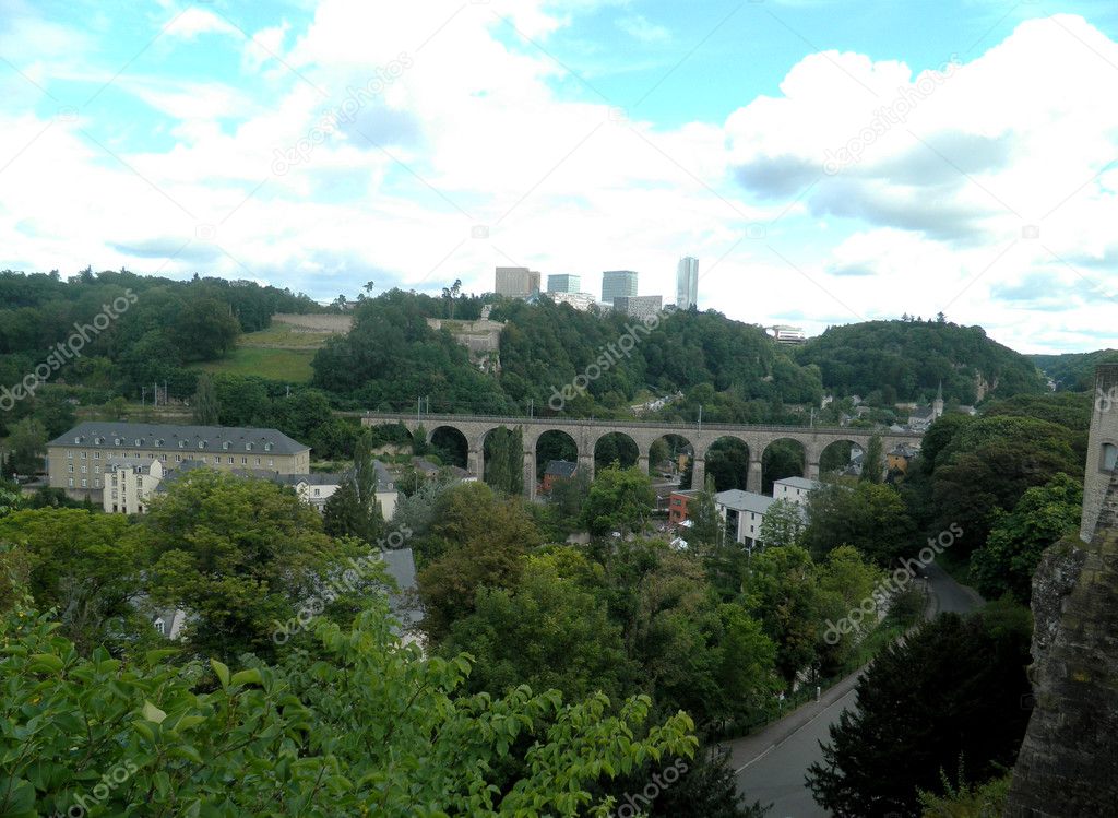 Passerelle bridge, Luxembourg city, Luxembourg