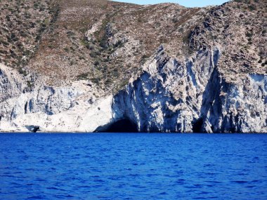 Küçük mağara Paros Island, Yunanistan