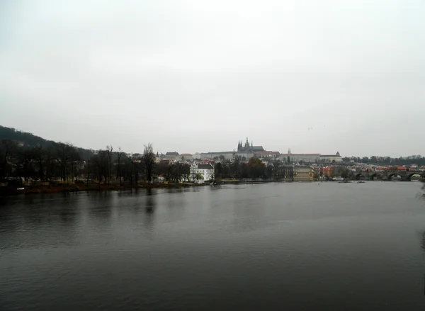 Vltava river, Prague, Czech Republic — Stock Photo, Image