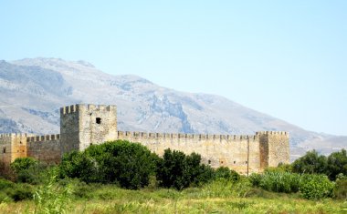 Girit Adası, Yunanistan (Fragokastello) kalede Fransız