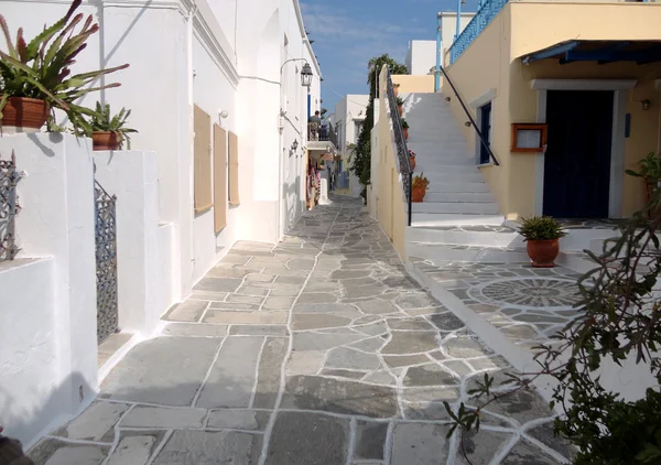 Straten in Paros Island, Griekenland — Stockfoto
