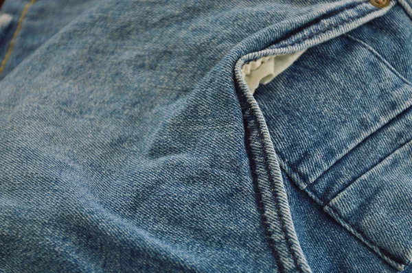 Tekstur jean biru — Stok Foto