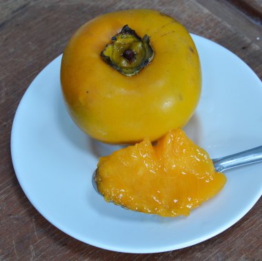 Trabzon hurması kaşık Çince meyve