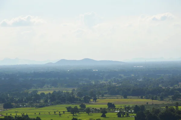 Vista da Tailândia paisagem rural — Fotografia de Stock