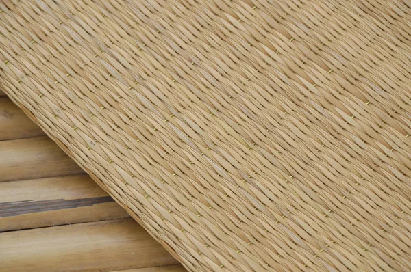 Bamboo mat texture and background — Stock Photo, Image