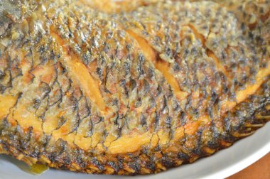 derin kızarmış mango balık yemek doku cilt