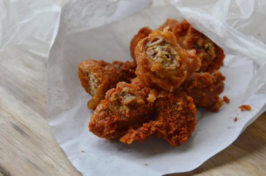 kızarmış tavuk ev almak için plastik torba