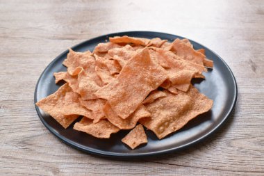 Tavada kızarmış domuz Tayland tuzlu aperatifi