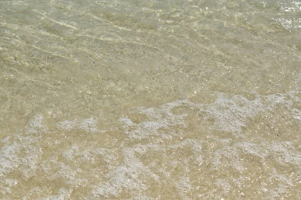 Onda Mar Fluindo Para Praia Partir Lipe Local Viagem Ilha — Fotografia de Stock