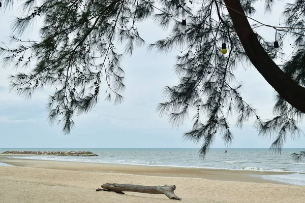 landscape of beach from chao Sam Ran beach travel location in Thailand
