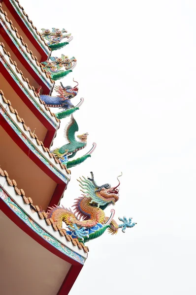 Animales antiguos en el templo chino — Foto de Stock