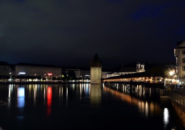 Luzern İsviçre Chapel Köprüsü