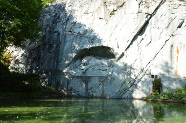 Aslan anıt Luzern, İsviçre