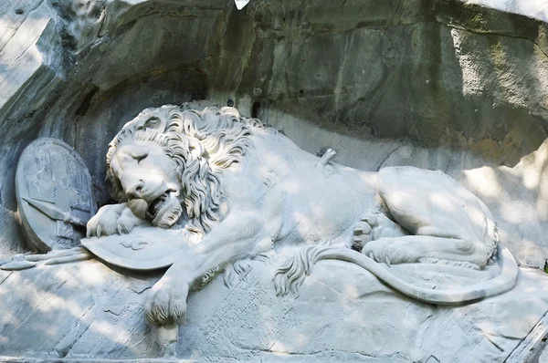 Lion monument av Luzern Switzerland — Stockfoto