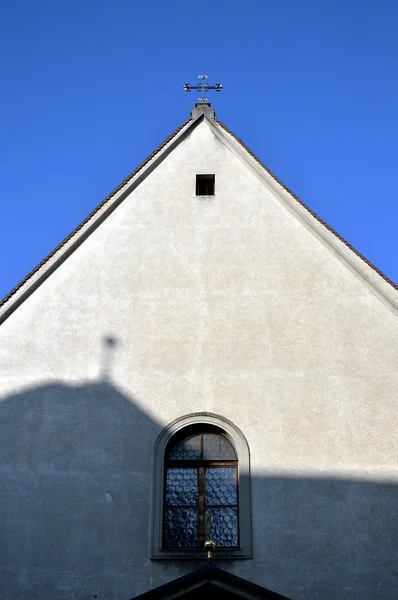 Ombre de l'église en Suisse — Photo