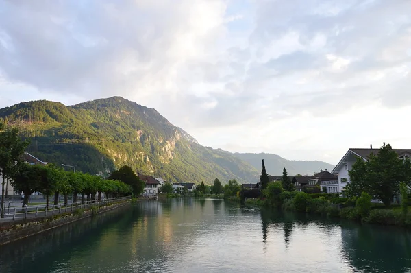 Miasta Interlaken — Zdjęcie stockowe