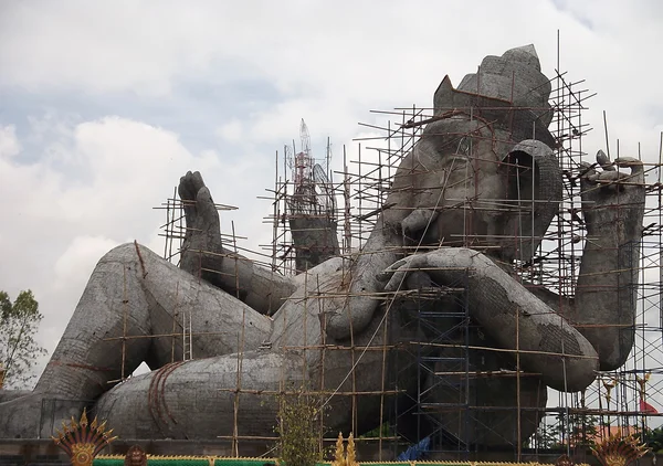 Elefante - dios encabezado en construcción — Foto de Stock