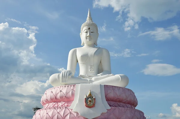 Білий Будди — стокове фото