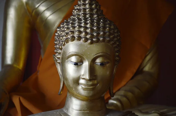 Budda uśmiechnięta twarz — Zdjęcie stockowe