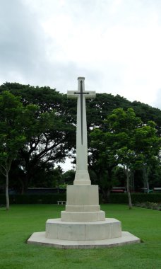 Blade Dünya Savaşı 2 Tayland memorial Mezarlığı'na çapraz