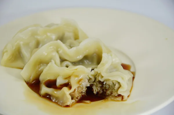 Japanese boiled Dumplings — Stock Photo, Image